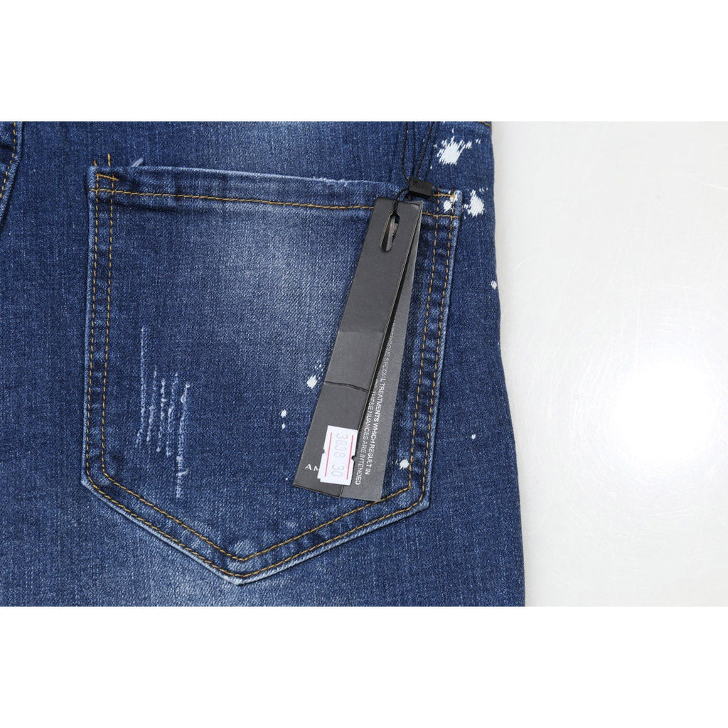 Amiri Jeans Sticker-Embroidered Jeans