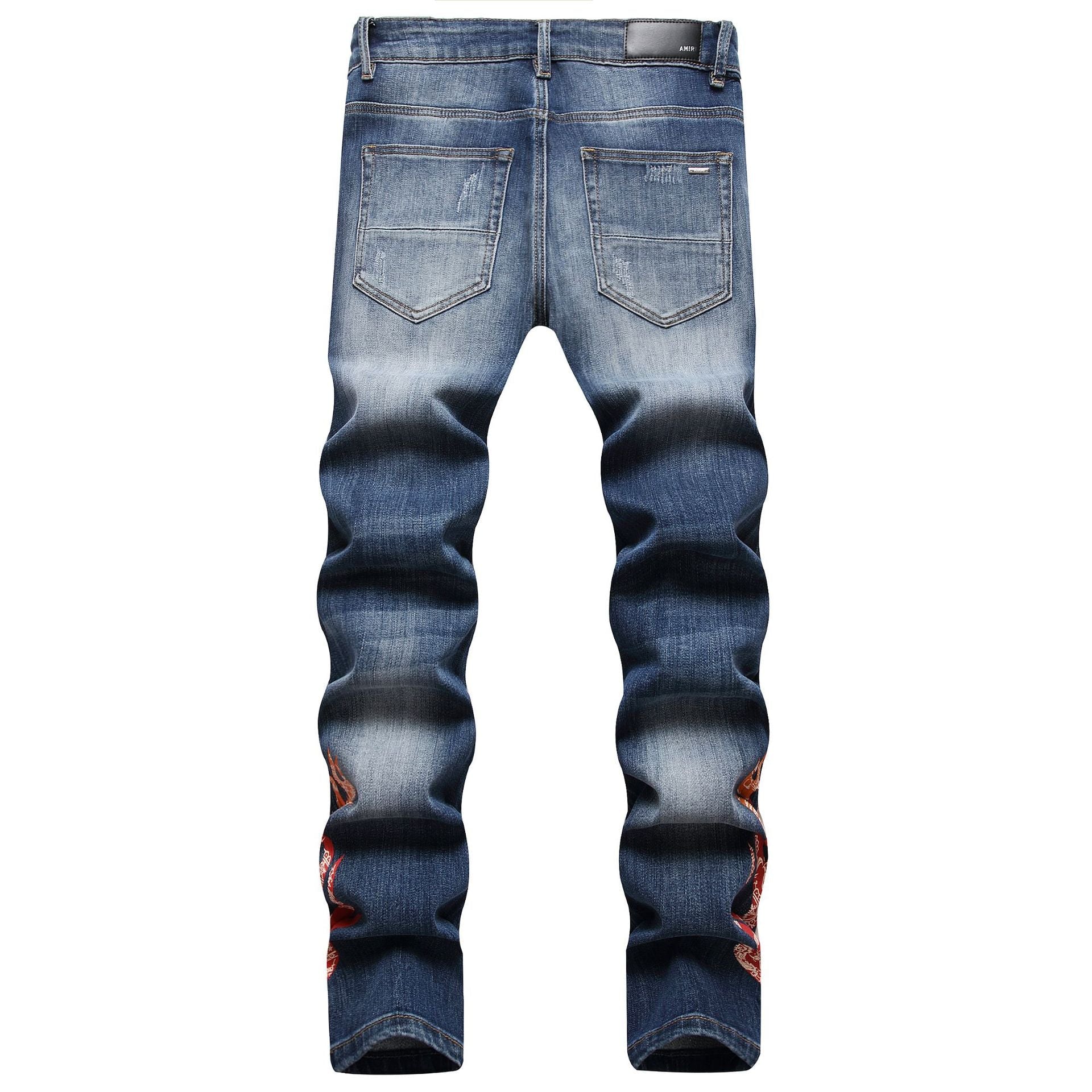 Amiri Jeans Ripped Stretch Jeans
