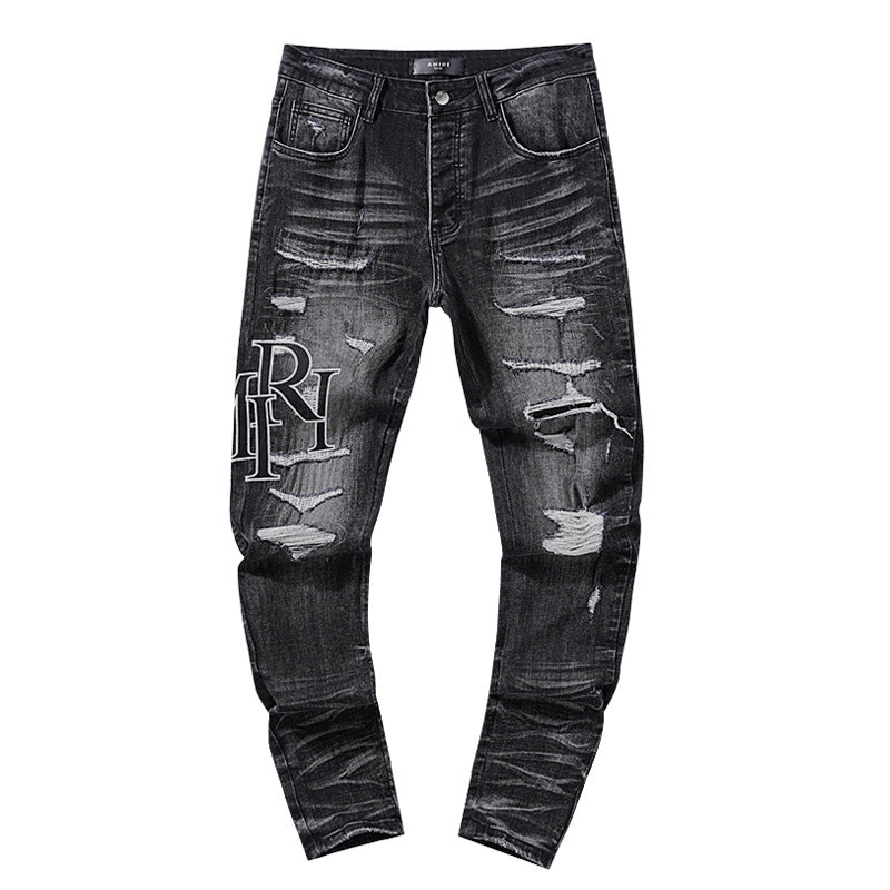 Amiri Jeans Trendy Casual Ripped Jeans
