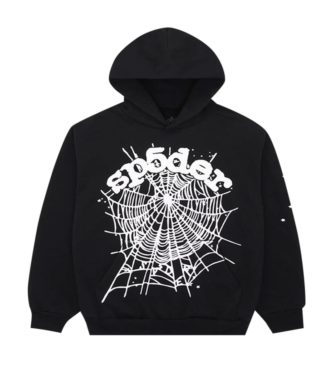 Sp5der OG Web Hoodie Black